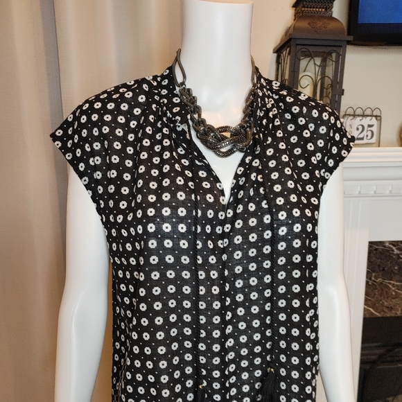 JCREW SWIM COVERUP TUNIC, BLACK S - Picture 3 of 11